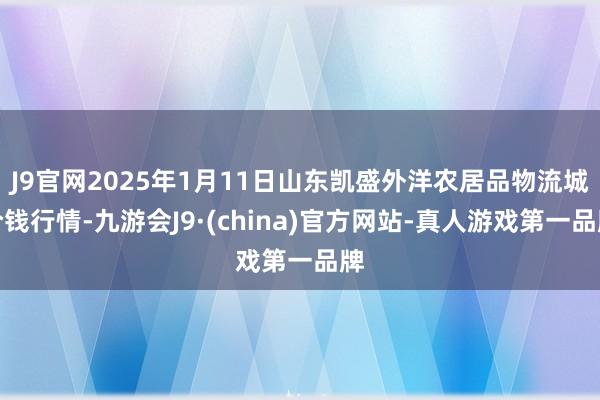 J9官网2025年1月11日山东凯盛外洋农居品物流城价钱行情-九游会J9·(china)官方网站-真人游戏第一品牌