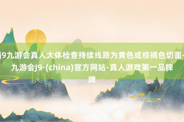j9九游会真人大体检查持续线路为黄色或棕褐色切面-九游会J9·(china)官方网站-真人游戏第一品牌