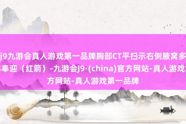 j9九游会真人游戏第一品牌胸部CT平扫示右侧腋窝多发肿大淋奉迎（红箭）-九游会J9·(china)官方网站-真人游戏第一品牌